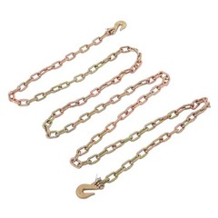 1/4 12′ G70 Truck Drag Chain J-Hooks V-Chain Flatbed Truck