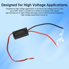 3.6V 7.4V to 15KV Pulse Arc High Voltage Module Transformer DC High Volt Package