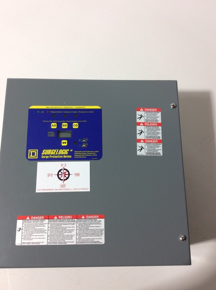 Square D TVS4EMA12AC Surge Suppressor 480Y/277V 3 Phase 4 Wire 120KA