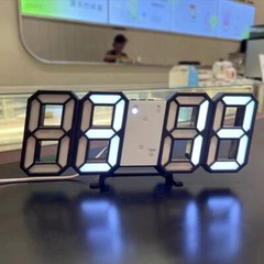 USB Fashion 3D LED Digital Clock Multifunction Electronic Clock Home Decoration