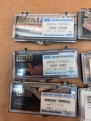 TEN PARTIAL BOXES NOS MICRO-MEASUREMENTS BONDED TERMINALS PART# IN PICTURES