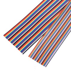 40P Dupont Wire Rainbow Cable Line Soldered Flat Flexible 7 12 16 28 Ways