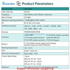 HelTec AutoMation Node T114 LoRa Development Board nRF52840SX1262 Module Type-C.