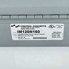 Control Concepts IslaGuard IM120N160 120/208V Single Phase, 2W+G, 50-60Hz