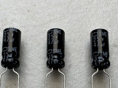 (LOT OF 19) SME Capacitor 47uF 25V 85 C NEW!