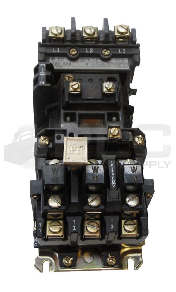 ALLEN BRADLEY 509-BOD /B CONTACTOR W/ CB236 W/ 42185-800-01 W/ 595-A /B *READ*