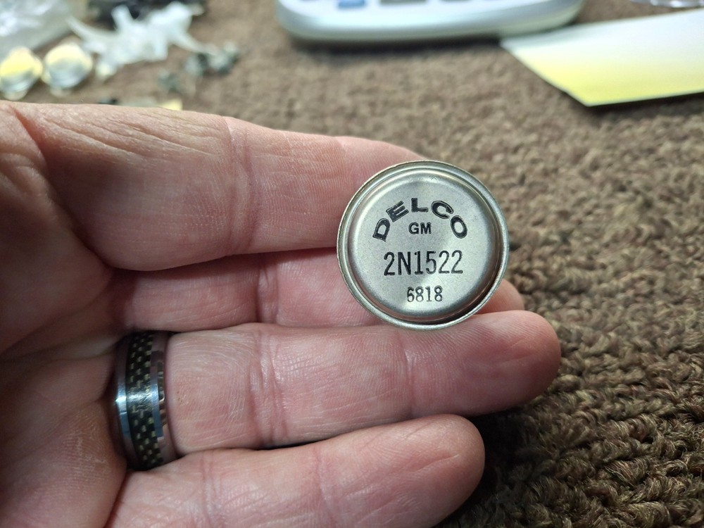 Delco/GM 2N1522 GERMANIUM PNP Power, 75w 50A