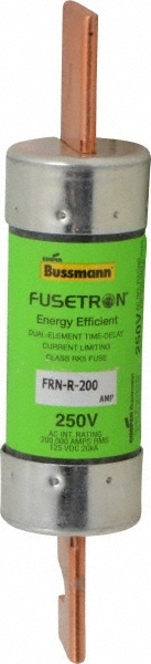 Cooper Bussmann 125 VDC, 250 VAC, 200 Amp, Time Delay General Purpose Fuse Bo…