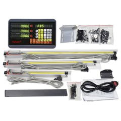 5u Digital Readout Linear Scale Glass Encoder DRO Display for CNC Milling Lathe