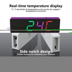 DIY Electronic Clock Kit LED Digital RGB Clock Time Temperature Date Display New