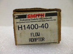 SMITH H1400-40 FLOW ADAPTOR ADAPTER BRASS NOS