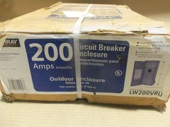 NEW Murray LW200VRU 200 Amp Breaker Enclosure Outdoor NEMA 3R 120/240V AK