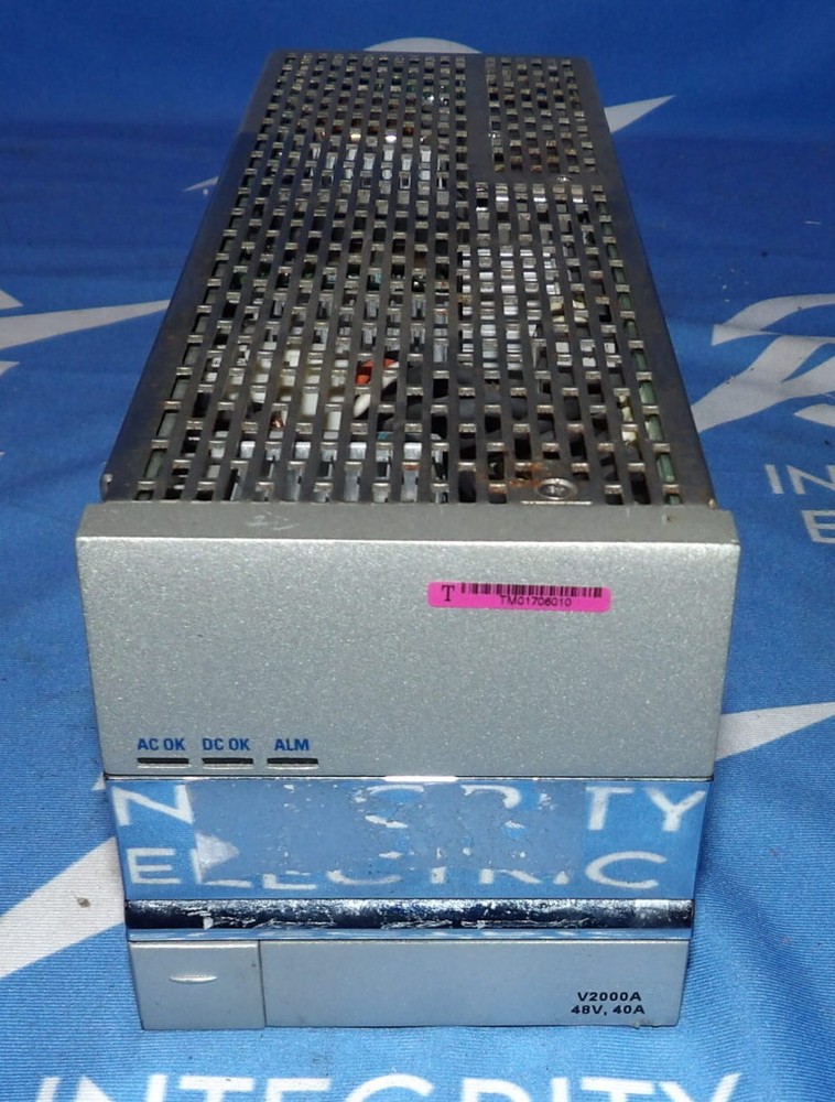Valere V2000A-VV 200-240VAC 13.8-11.5A IN, 42-56VDC 0-40A Out Rectifier + 1 Y…