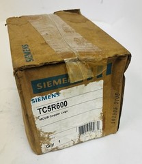 SIEMENS NO. TC5R600 BREAKER LUG TERMINAL PD/RD CU BODY LUG 5 W 600 KCMIL