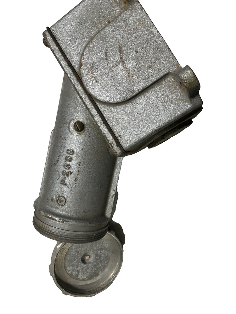 RUSSEL & STOLL 60A Female Receptacle 250V/600VAC CAT.NO 7324 Angle Adapter