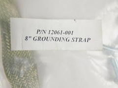 Braided Ground Strap 12061-001 8″ Tinned Copper Braided Runway Ground Strap