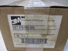 3M EPDM COLD SHRINK CST 070-160-300, DIA RANGE 0.70″-1.60″ X 3″ LG TUBE