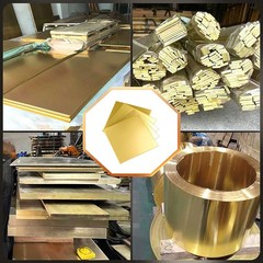 H62 Brass Sheet Metal Sheets Model Craft DIY 0.3-10mm Thickness – Multiple Sizes