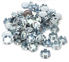Box of 100 Steel City BL-111 1/2″ Steel-Zinc Plated Snap In Knockout Seals UH-OH