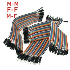 120PCS Multicolor Breadboard Cables Kit Male-Male Male-Female Female-Female