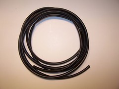 5/16″ black PVC thin wall tube for wire, harness wiring loom cover wire