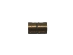 (10) NOS Unbranded 1/4” x 1/4” Copper Coupling w/ Rolled Tube Stop 3/8” OD