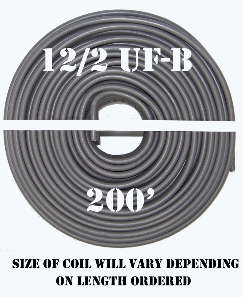 12/2 UF-B x 200′ Southwire Underground Feeder Cable