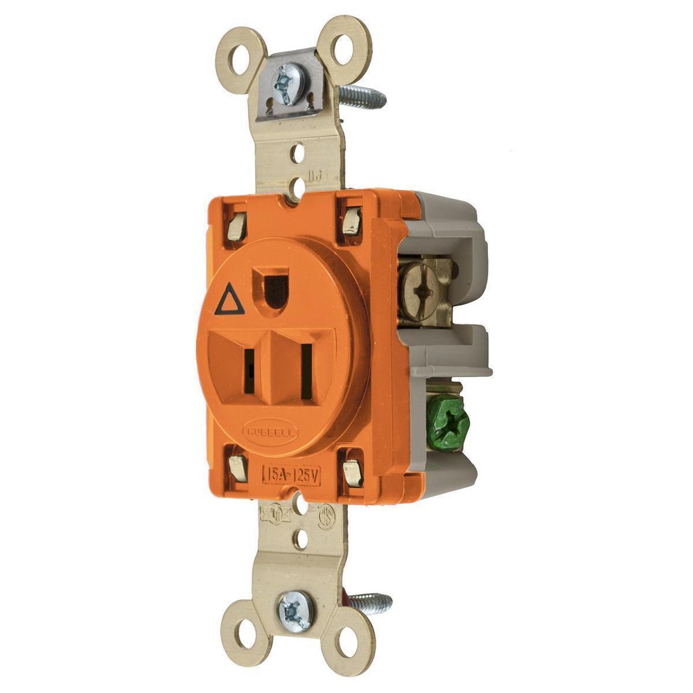 Hubbell IG5261, Straight Blade Receptacle, 1 pc