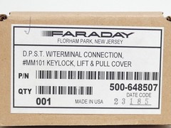 Faraday 500-648507 D.P.S.T. Terminal Connection Manual Fire Alarm Pull Statio…