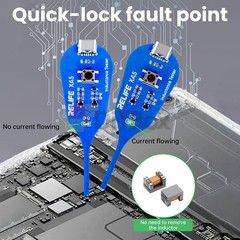 6pcs Type-C XA5 Motherboard Coil Tester Electromagnetic Inductor Detector Tools