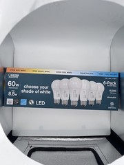 Feit 1715914 LED Light Bulb A19 8.8W 5-Color Selectable NOS