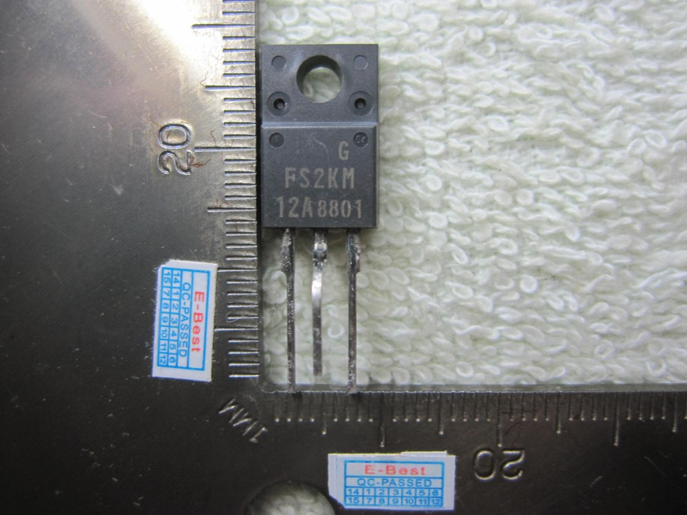 5pcs FS2KM-I2A I2A FS2KM 12A FS2KM-12A TO-220F