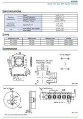 50PCS SOT-152SST Mitsumi Super Thin type SMT Tactile Switches