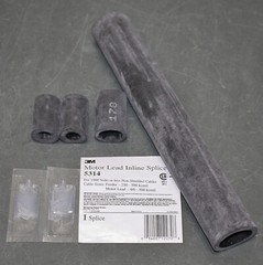 3M Resin Compound Splice Kit 5314, Motor Lead Inline, 1000V, 4/0 AWG x 500 kcmil