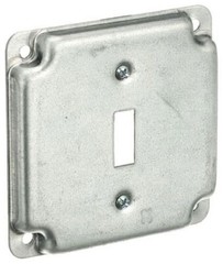 Steel City RS-9, 4″ Box, 1/2″ Raised, (1) Toggle Switch, Outlet Box Cover, 1 pc