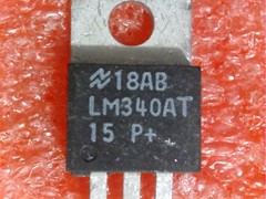 5 PC NATIONAL LM340AT-15 P+ 15V 1A POSITIVE FIXED LINEAR VOLTAGE REGULATOR TO220