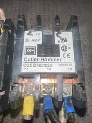 C25DND330 Cutler-Hammer Contactor 120V Coil QTY 3