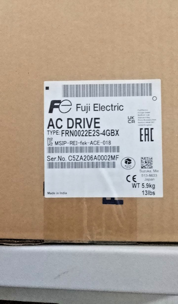 1PC- Fuji FRN0022E2S-4GBX AC Drive 13A/400V/3PHASE/7.5KW/10HP- BRAND NEW