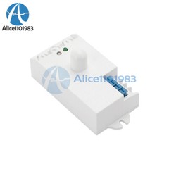 DC12-24V AC110-240V 5.8GHz Microwave Radar Sensor Body Motion HF Detector Switch