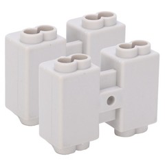 2Pcs High-Power Wiring Splitter Non-Breaking Design Main Function Terminal Block