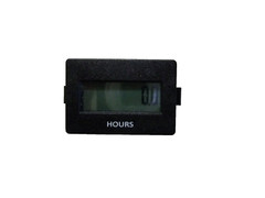 3410-2000 TRUMETER Hour Meter, 10-300VAC/DC Input, 8 Digit, Rectangular