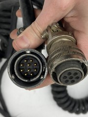 Lot x3 Trimble 68182 Machine Cable 10 pin Quick Disconnect to 7-socket Amphenol•