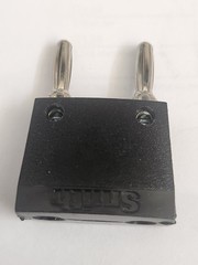 HH SMITH 1677 Banana Plug Black New