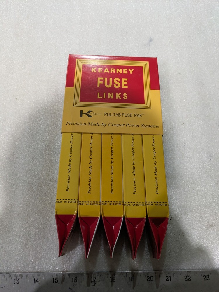 Kearney 21005-53 Type KS Fitall Pul-Tab Fuse Link 5A Lot of 5 Cooper Power OEM