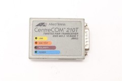 ALLIED TELESIS CENTRECOM TWISTED PAIR TRANSCEIVER AT-210T