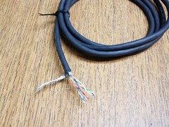 Keyence OP-87359 Ethernet Code Reader Cable with Flying Leads – 6 Ft. Actual
