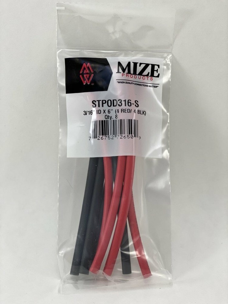 Mize Polyolefin Dual Wall Heat Shrink Tubing w/ Adhesive Choose From 6 Sizes