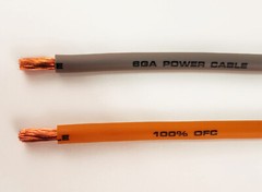Pair of 6 Gauge AWG Battery Cables Solar Marine Inverter 100%OFC Copper 6ga Wire