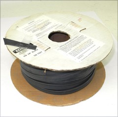 50+ Foot Roll Of ICO Rally HIX 3/8″ Black Shrink Tubing, Good Condition. SL