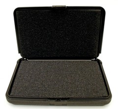 305 – PLATT LUGGAGE – BLOW MOLDED CASE – Exterior Dimensions (L x W x D): 12″ x